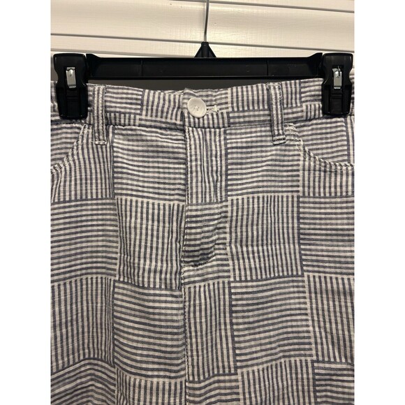 CROFT & BARROW Gray White Striped Skort Skirt with Shorts Womens Size 16 Plus - Picture 2 of 6